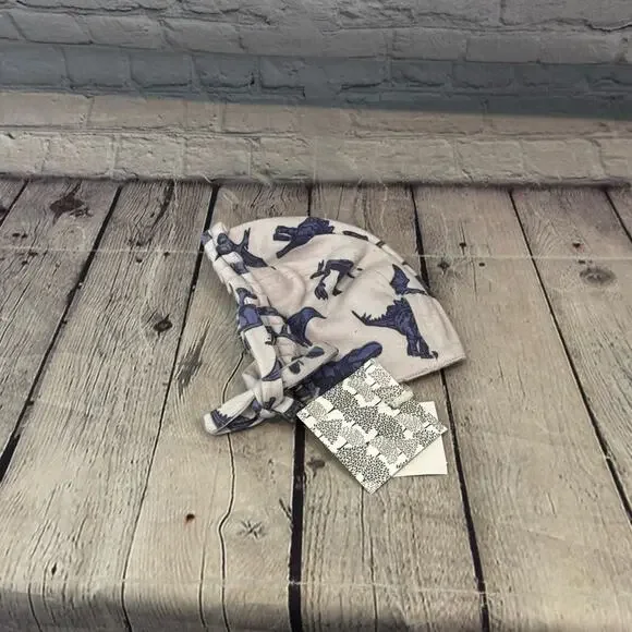 Kate Quinn Purple Dinosaur Baby Bonnet - Picture 3 of 4